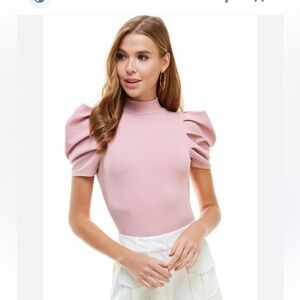 TCEC Short Sleeved Ribbed Bodysuit